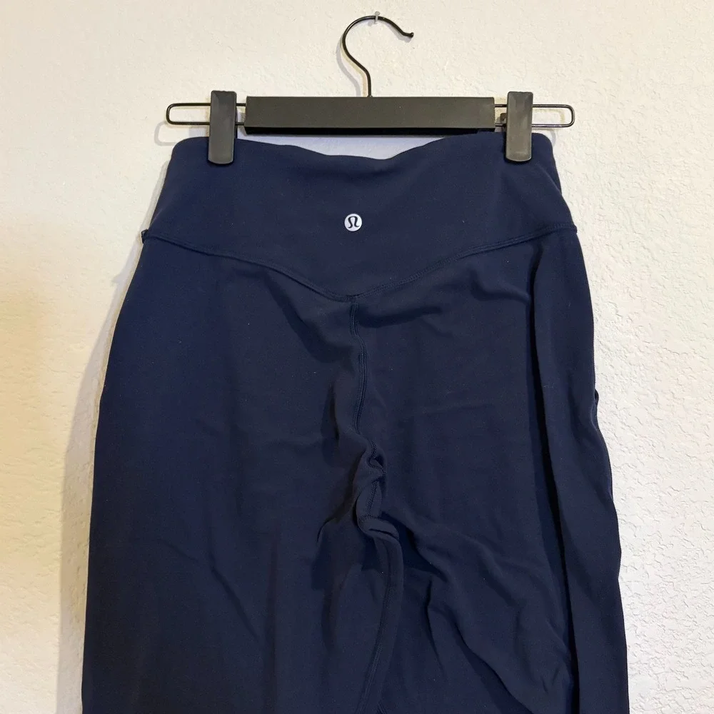 Lululemon Align Jogger Navy Blue High Rise Nulu Yoga Pants SIZE 4